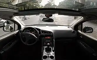 Intérieur du Peugeot 3008.