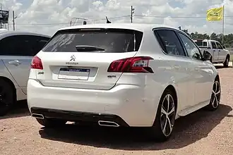 Vue de l'arrière Phases 1 et 2.