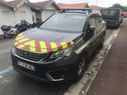 Peugeot 5008 II phase 1 de la gendarmerie