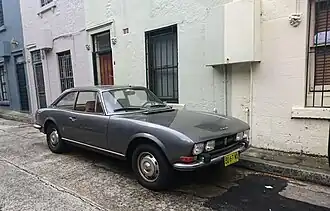 504 coupé en Australie