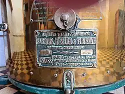 Plaque de la société BBT.