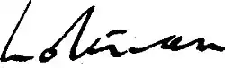 signature de Philip Kerr (11e marquis de Lothian)