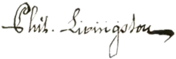 signature de Philip Livingston