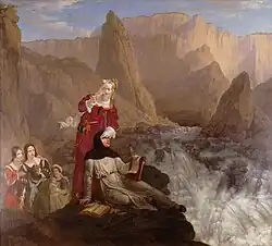 Laure et Pétrarque à la Fontaine de Vaucluse, (1816).