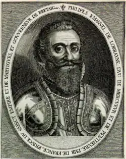 Portrait du duc de Mercœur.