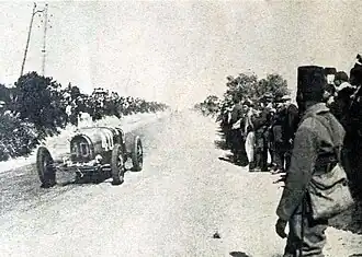 Philippe Étancelin, vainqueur du Grand Prix d'Algérie en 1930.