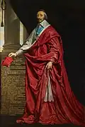 Portrait du cardinal de Richelieu par Champaigne (Royal Collection).