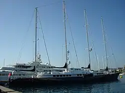 Le Phocéa au port Vauban d'Antibes en 2009.