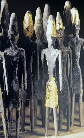 Statuettes phéniciennes en provenance de Byblos.
