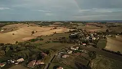 Gaudonville vue du ciel.