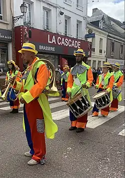 Un des orchestres de la Cany parade 2023.
