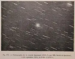Description de l'image Photographie de la comète Quenisset (1911).jpg.