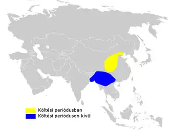 Description de l'image Phylloscopus claudiae distribution map.png.