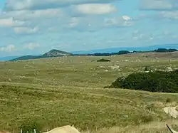 Le pic de Mus vu de la montagne de Rabios.