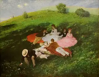 Pique-nique en mai (1873)Galerie nationale hongroise