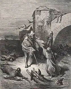 Picrochole vaincu, illustration de Gustave Doré pour Gargantua, 1873.