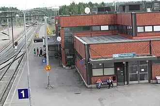 Gare ferroviaire de Pieksämäki.