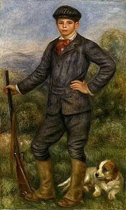 Jean Renoir en chasseur, 1910, musée d'Art du comté de Los Angeles.