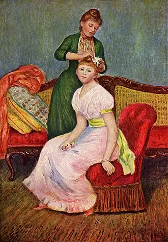 Auguste Renoir, La Coiffure (1888).