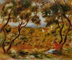 Auguste Renoir, Les Vignes à Cagnes, 1908.