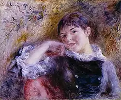 Auguste Renoir,La Rêveuse (1879)
