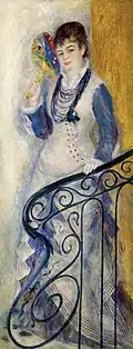 Renoir: Femme dans un escalier Musée de l'Ermitage  Saint-Pétersbourg