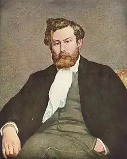 Pierre-Auguste RenoirPortrait d'Alfred Sisley (1868)Zurich, Fondation et Collection Emil G. Bührle.