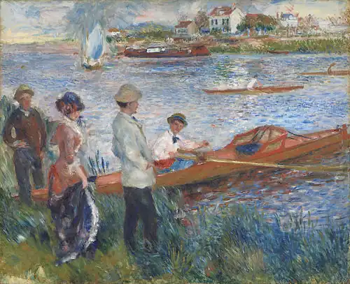 Rameur à ChatouP.-A. Renoir, 1879.