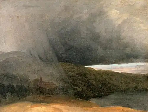 Orage au bord d'un lac, 1780Musée du Louvre