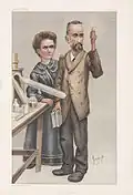 Pierre et Marie Curie (Vanity Fair, 1904)