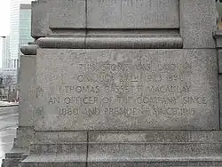 Pierre commémorative