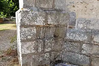 Pierre d'affutage des fossoyeurs.