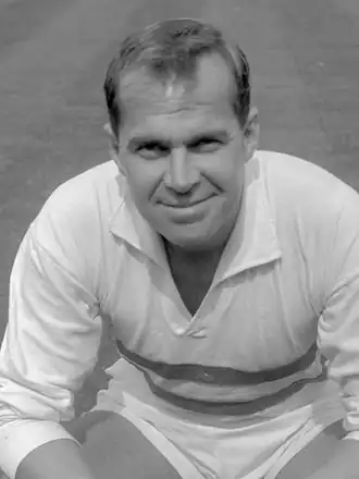 Le redoutable attaquant néerlandais Petrus van Rhijn champion de France de D2 1962.