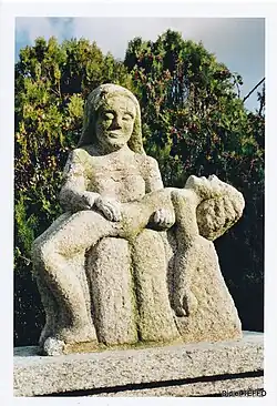 Pietà de l'oratoire des Brées.