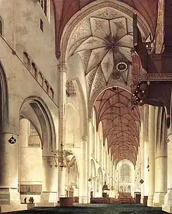 Intérieur de St Bavon d'Haarlem, 1648Edimbourg.