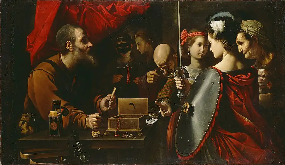 Achille chez les filles de Lycomède, vers 1625-1630, huile sur toile, Getty Center.