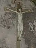 petit crucifix de la nef de droite