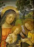 Madone de la paix, Pinturicchio, San Severino Marche, env. 1490.