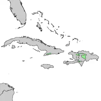 Description de l'image Pinus occidentalis range map 2.png.