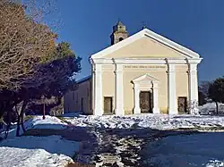 Façade antérieure de Santa-Maria Assunta.