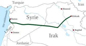 Image illustrative de l’article Oléoduc Kirkouk-Banias