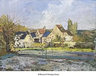 L'Hermitage à Pontoise, 1875-1876Musée Folkwang, Essen
