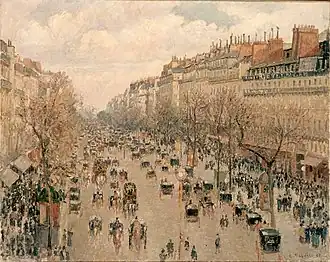 Boulevard Montmartre à Paris, 1897Musée de l'Ermitage, Saint-Pétersbourg