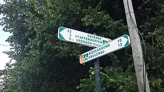 Piste cyclable Haguenau-Saverne à Uberach