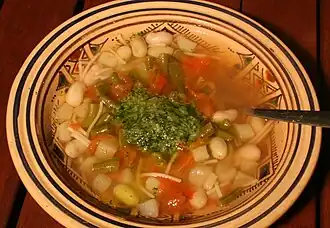 Soupe au pistou.