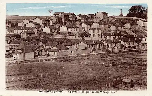 Le visage des Minguettes au début du XXe siècle.