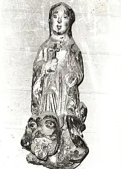 Église Saint-Malo : statue de sainte Marguerite.