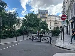 Piétonnisation mise en place par la mairie d'arrondissement