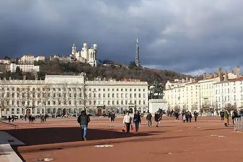 La place Bellecour