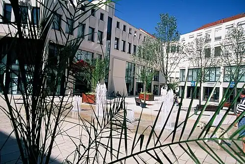 Place Edwige-Feuillère à Vesoul.